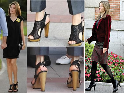 Estilo famosas: Princesa Letizia Ortiz y zapatos con tacón
