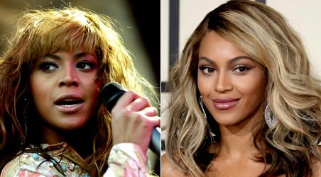 Beyoncé Knowles: sin maquillaje