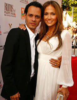 Dieta famosas: Jennifer Lopez y Marc Anthony