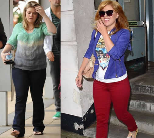Dietas famosas: Kelly Clarkson con sobrepeso