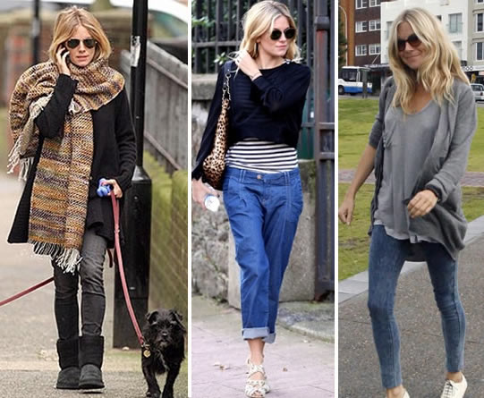 Estilo famosas: Sienna Miller Bohemian Chic