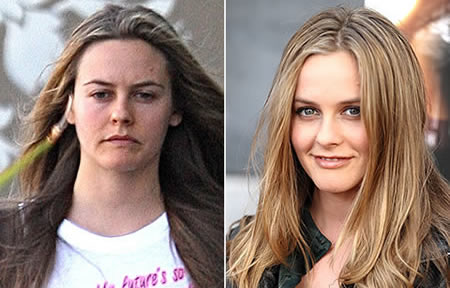 Famosa sin maquillaje: Alicia Silverstone sin maquillaje 