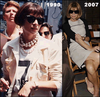 Anna Wintour Antes y Después