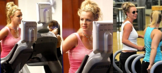 Ejercicios famosas: Britney Spears Running