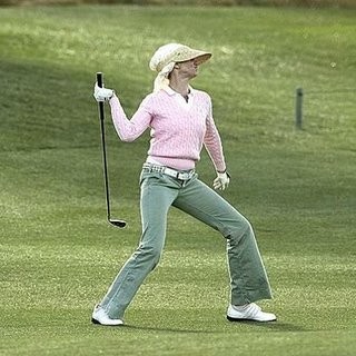 Ejercicios famosas: Cameron Diaz golf