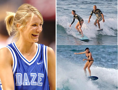 Cameron Diaz surf