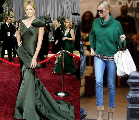 Charlize Theron: Estilo famosas