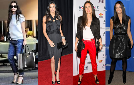 Estilo famosas: Estilo de Demi Moore