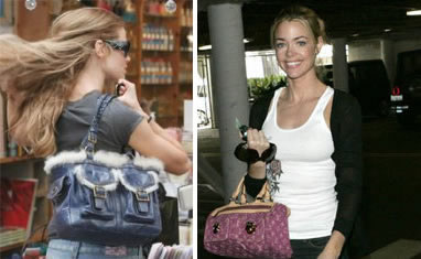 Estilo famosas: Bolso de Denise Richards