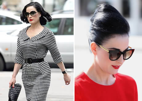 Dieta famosas: Dita Von Teese. Vientre plano