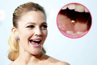 Dieta famosas: Drew Barrymore piercing