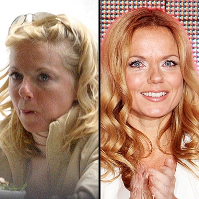 Famosa sin maquillaje: Geri Halliwell sin maquillaje 