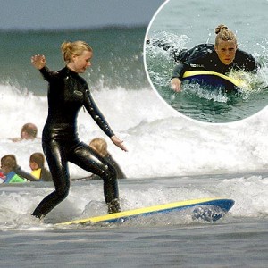 Ejercicios famosas: Gwyneth Paltrow y Surf