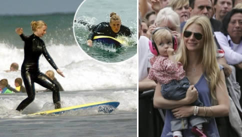 Ejercicios famosas: Gwyneth Paltrow y Surf