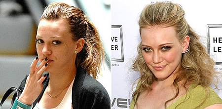 Famosa sin maquillaje: Hilary Duff sin maquillaje