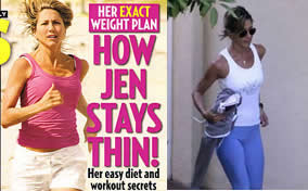 Ejercicios famosas: Jennifer Aniston Yoga