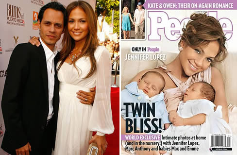 Dieta famosas: Jennifer Lopez y Marc Anthony