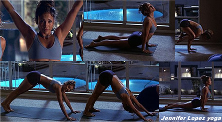 Ejercicios famosas: Jennifer Lopez Yoga