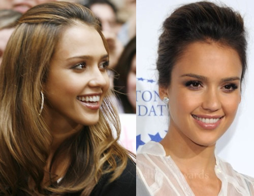 Belleza famosa: Jessica Alba y labios