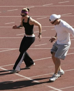 Ejercicios famosas: Jessica Biel con su entrenador personal