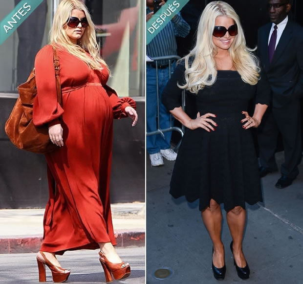 Dietas famosas: Jessica Simpson con sobrepeso