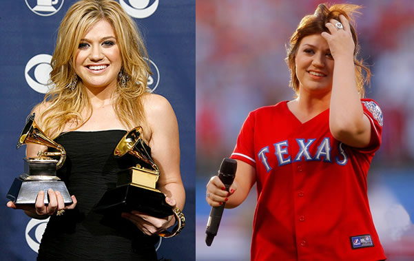 Dietas famosas: Kelly Clarkson con sobrepeso