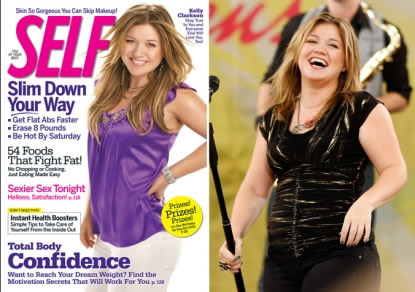 Kelly Clarkson - SELF Magazine - Photoshop