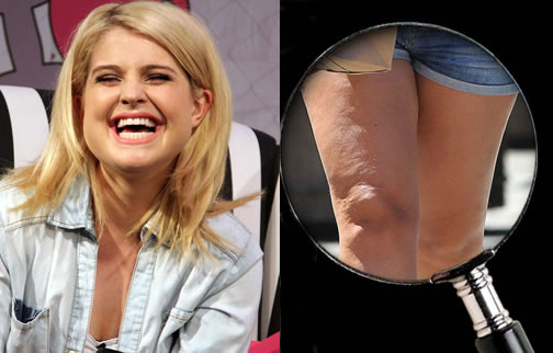 Celulitis famosas: Kelly Osbourne con celulitis