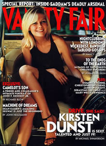 Dietas famosas: Kirsten Dunst en Vanity fair