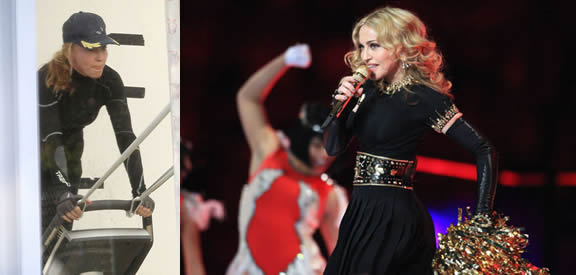 Ejercicios famosas: Madonna Fitness