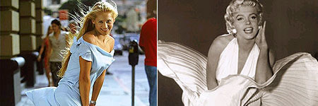 Marilyn Monroe y Anna Kurnikova