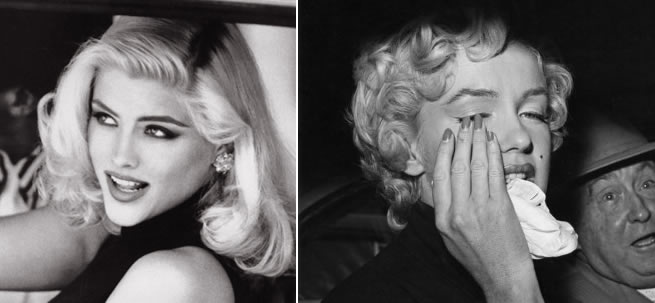 Marilyn Monroe y Anne Nicole Smith