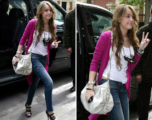 Famosas: Los Bolsos de Miley Cyrus: adora Louis Vuitton