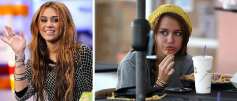 Dieta famosas: dieta de Miley Cyrus