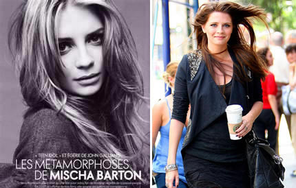 Dietas famosas: Mischa Barton celulitis