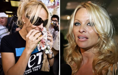 Dieta famosas: Pamela Anderson - dieta vegetariana