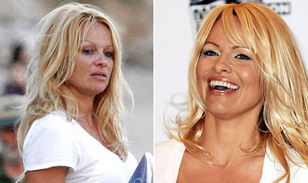 Famosa sin maquillaje: Pamela Anderson sin maquillaje 
