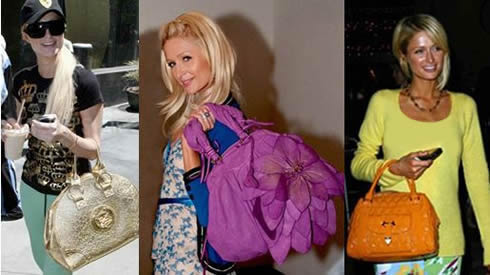 Paris Hilton: Bolsos Famosos