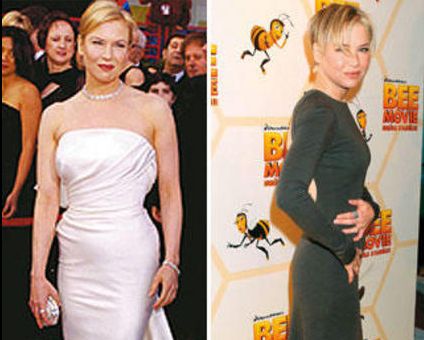 Dietas famosas: Renee Zellweger - antes y después