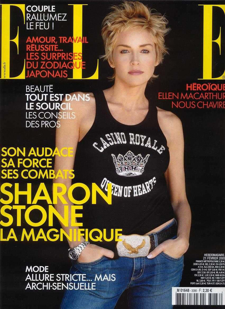 Dieta famosas: Sharon Stone - Elle