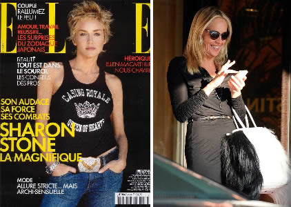 Dieta famosas: Sharon Stone - Elle