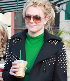 Famosas Starbucks: Britney Spears en el Starbucks